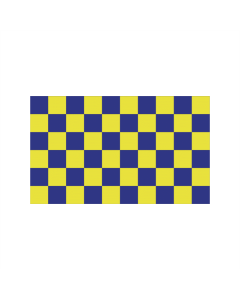 Karo blau-gelb Fahne/Flagge 90 x 150cm