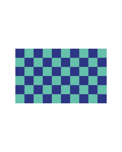Karo blau-hellblau Fahne/Flagge 90 x 150cm