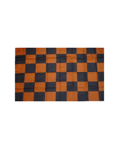 Karo braun-schwarz Fahne/Flagge 90 x 150cm