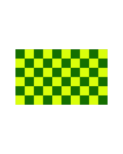 Karo grün-gelb Fahne/Flagge 90 x 150cm