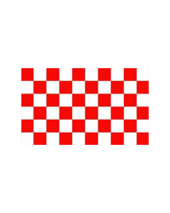 Karo rot-weiß Fahne/Flagge 90 x 150cm