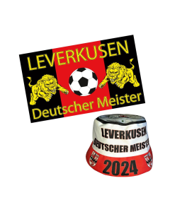 Leverkusen Set 2 Fahne + Fischerhut