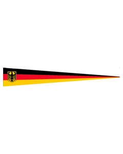 Deutschland mit Adler Langwimpel XXL 38 x 250cm