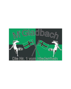 Mönchengladbach Nr 1 vom Niederrhein Fahne/Flagge 90 x 150cm