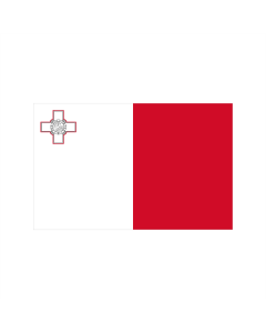 Malta Bootsfahne/Motorradflagge 30 x 40cm