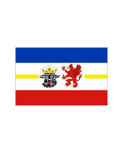 Mecklenburg-Vorpommern Bootsfahne/Motorradflagge 30 x 45cm