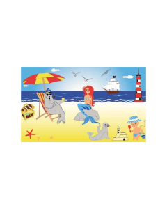 Meerjungfrau Moin Moin 5 Fahne/Flagge 90 x 150cm