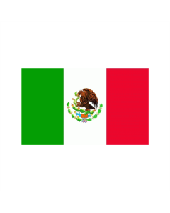 Mexiko Bootsfahne/Motorradflagge 30 x 40cm