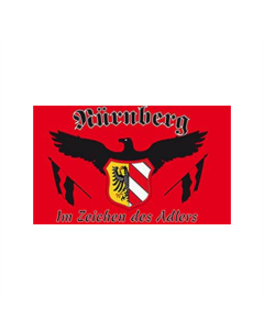 Nürnberg Im Zeichen des Adlers Fahne/Flagge 90 x 150cm