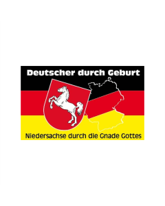 Niedersachse Gnade Gottes Fahne/Flagge 90 x 150cm
