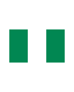 Nigeria Bootsfahne/Motorradflagge 30 x 45cm