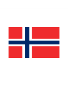 Norwegen Bootsfahne/Motorradflagge 30 x 45cm