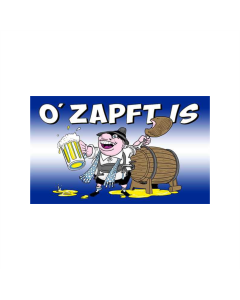 O zapft is Fahne/Flagge 90 x 150cm