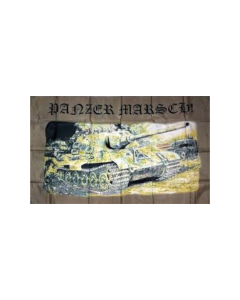Panzer Marsch Fahne/Flagge 90 x 150cm