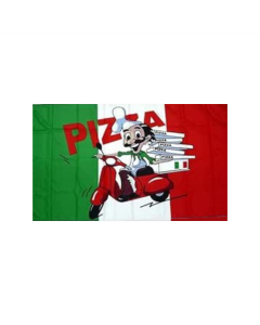 Pizzaroller Fahne/Flagge 90 x 150cm