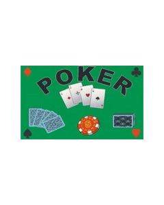 Poker Fahne/Flagge 90 x 150cm