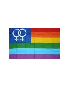 Regenbogen Venus Fahne/Flagge 90 x 150cm