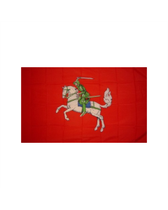 Ritter rot mit Pferd Fahne/Flagge 90 x 150cm