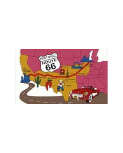 Route 66 Fahne/Flagge 90 x 150cm