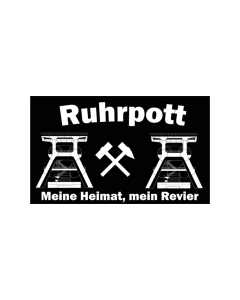 Ruhrpott 4 Meine Heimat Mein Revier Fahne/Flagge 90 x 150cm