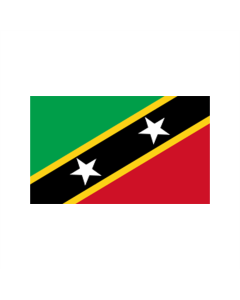 St. Kitts & Nevis Fahne/Flagge 90 x 150cm