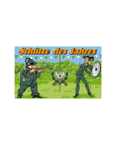 Schütze des Jahres Fahne/Flagge 90 x 150cm