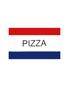 Schrift Pizza Fahne/Flagge 90 x 150cm
