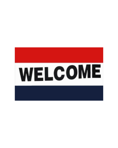 Schrift Welcome Fahne/Flagge 90 x 150cm