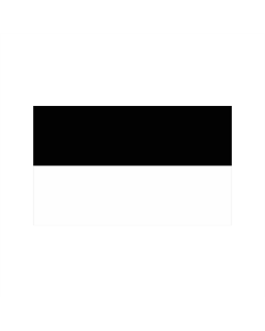 Schwarz-Weiß Fahne/Flagge 90 x 150cm