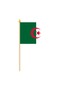 Algerien Stockflagge 30 x 45cm