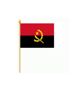 Angola Stockflagge 30 x 45cm