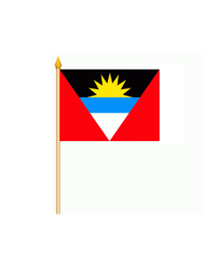 Antigua und Barbuda Stockflagge 30 x 45cm