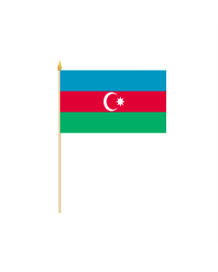 Aserbaidschan Stockflagge 30 x 45cm