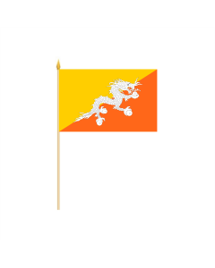 Bhutan Stockflagge 30 x 45cm