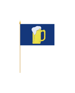 Bierkrug Stockflagge 30 x 45cm