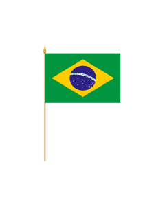 Brasilien Stockflagge 30 x 45cm