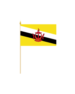 Brunei Stockflagge 30 x 45cm