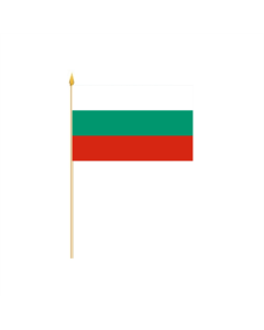 Bulgarien Stockflagge 30 x 40cm