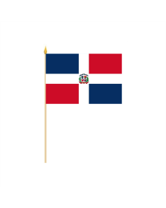 Dominikanische Republik Stockflagge 30 x 45cm