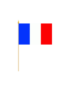 Frankreich Stockflagge 30 x 45cm