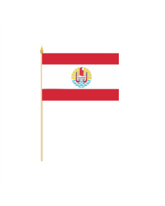 Französisch Polynesien Stockflagge 30 x 45cm