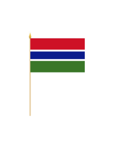 Gambia Stockflagge 30 x 45cm