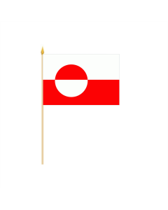 Grönland Stockflagge 30 x 45cm