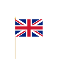 Großbritannien (Union Jack) Stockflagge 30 x 45cm