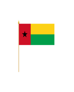 Guinea-Bissau Stockflagge 30 x 45cm
