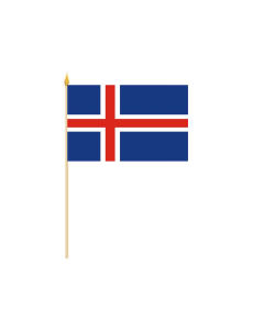 Island Stockflagge 30 x 45cm