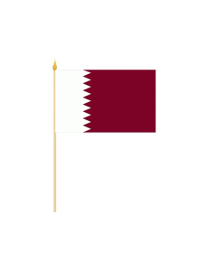 Katar Stockflagge 30 x 45cm