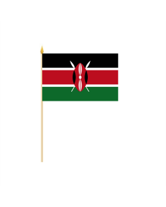 Kenia Stockflagge 30 x 45cm