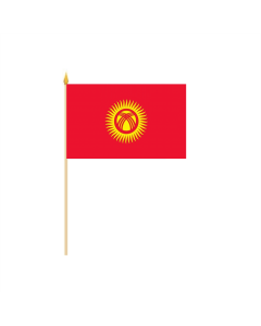 Kirgistan (Kirgisistan) Stockflagge 30 x 45cm
