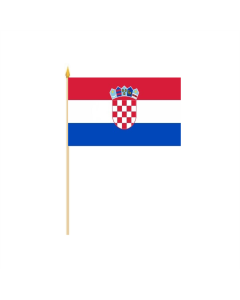 Kroatien Stockflagge 30 x 40cm